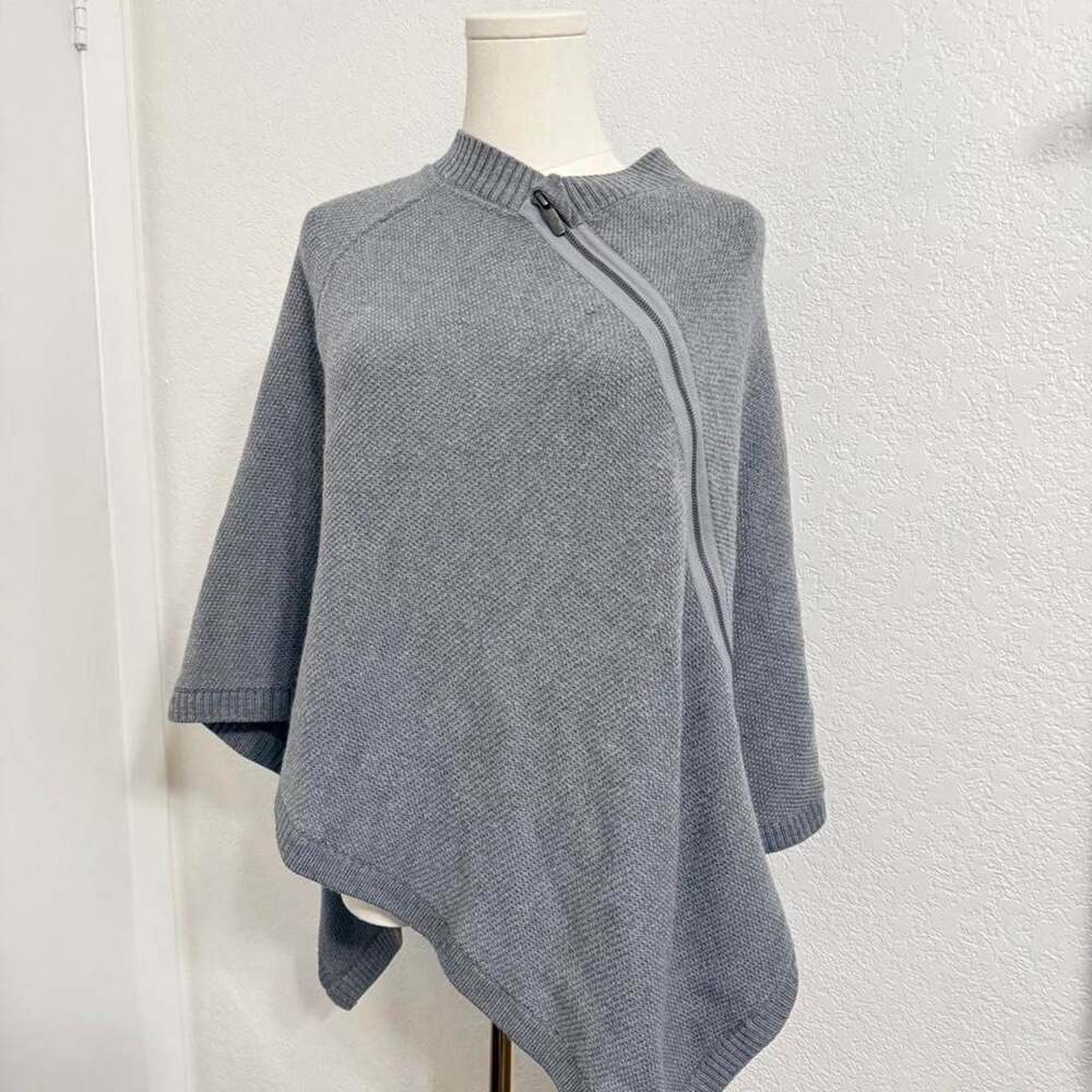 Lululemon On The Go Knit Wool Poncho Wrap Cape